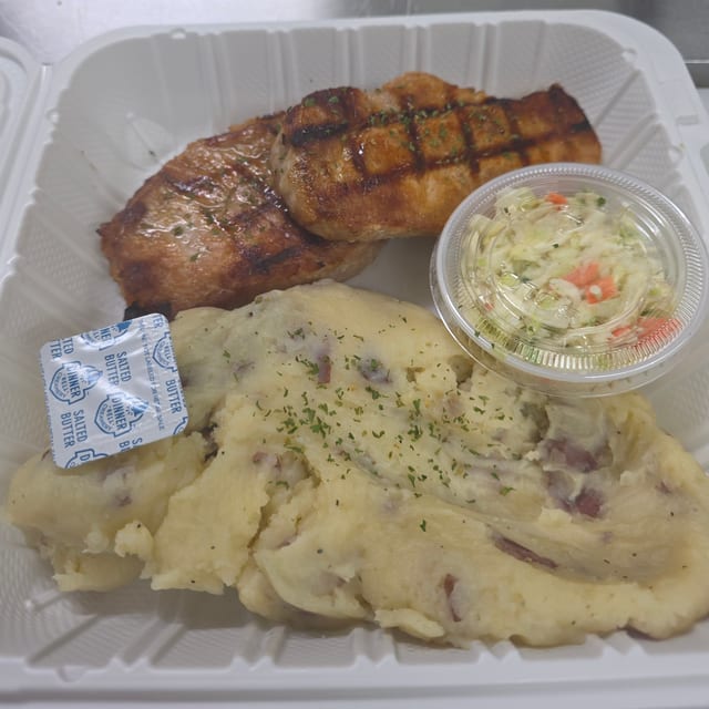 Pork Chops Dinner.