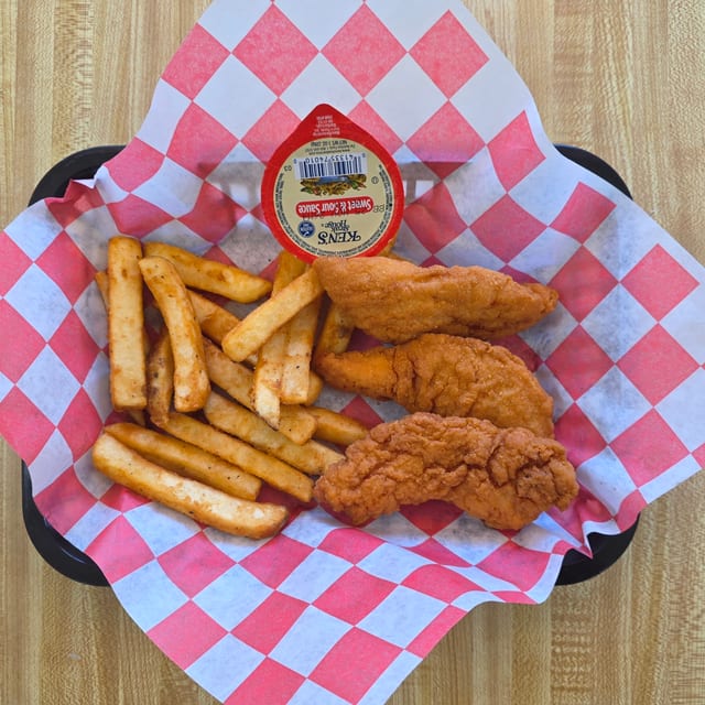Kids Chicken Fingers.