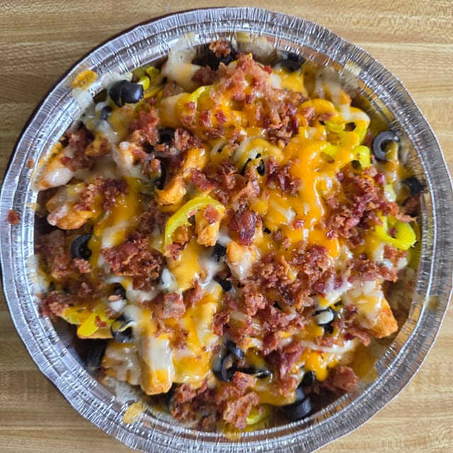 Cheesy Fries & Bacon.