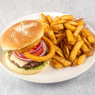 Bacon Cheeseburger Platter