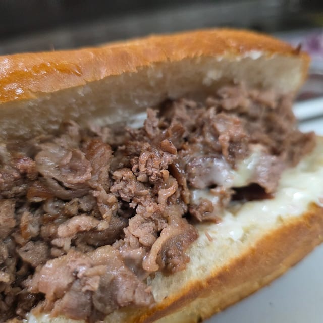 Shaved Steak & Cheese Grinder.